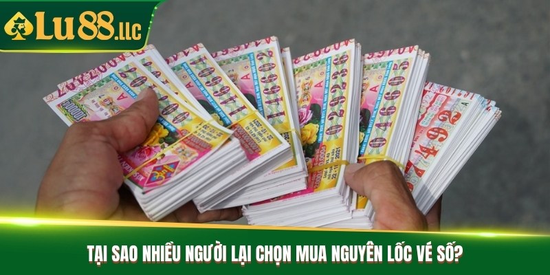 Tại sao nhiều người lại chọn mua nguyên lốc vé số?