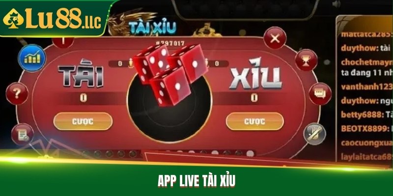 app live tài xỉu